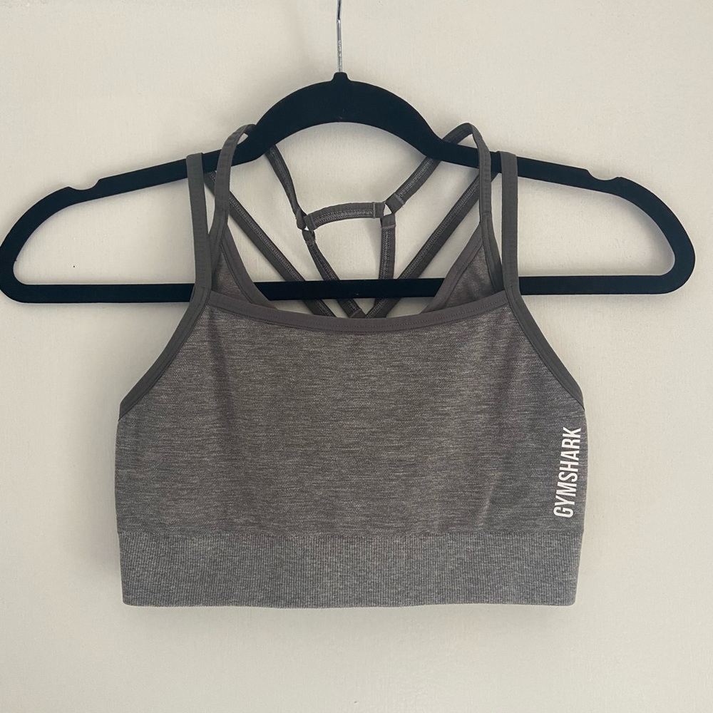 Gymshark Adapt Fleck Gray Sports Bra S